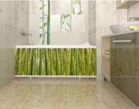 Экран под ванну МетаКам Ультралегкий Арт, ПВХ, зеленый, 168х56 см