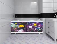 Экран под ванну МетаКам Ультралегкий Арт, ПВХ, желто-фиолетовый, 168х56 см