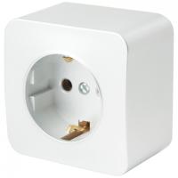 49302 Розетка 1-местная с/з открытого монтажа, 250В, 16А, IP20, белый MST16-11-01 49302 Розетка 1-местная с/з открытого монтажа, 250В, 16А, IP20, белый MST16-11-01