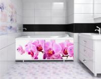Экран под ванну МетаКам Ультралегкий Арт, ПВХ, розовый, 148х56 см