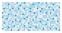 Панель ПВХ Мозаика Синяя, 955х480х3 мм