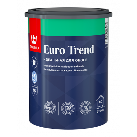 EURO TREND A краска для обоев мат 2,7 л 