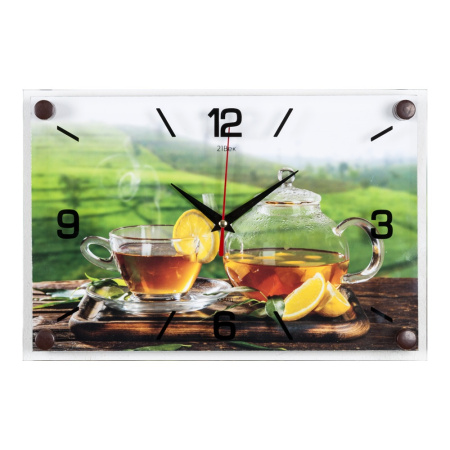 2030 -22 Часы настенные "Чай с лимоном" "21 Век"