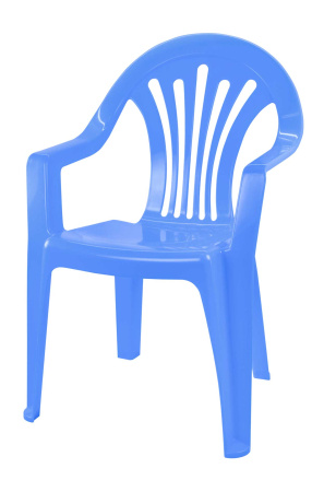Кресло детское Альтернатива М2525, голубое, 57х35х37 см
