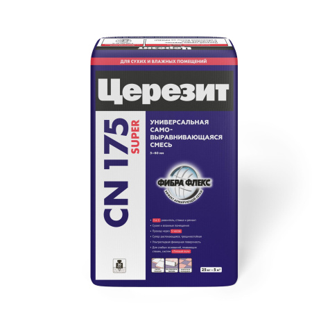 Самовыравнивающаяся смесь универсальная Церезит CN 175 Super, 25 кг