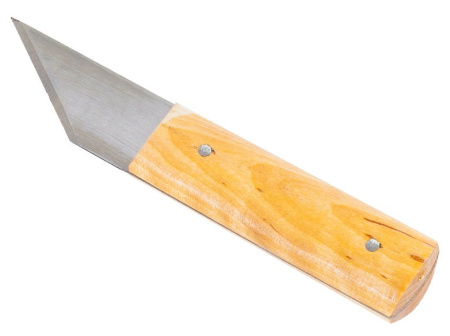 19-0-018 Нож сапожный, деревянная рукоятка, 170 мм