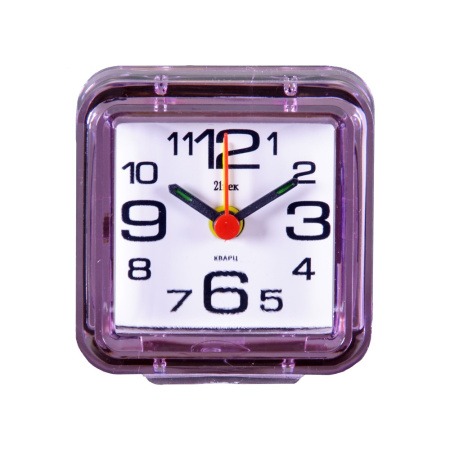 В1-004 Настольные часы-будильник с кварц.механиз. 21 "Век" (роз.корпус)