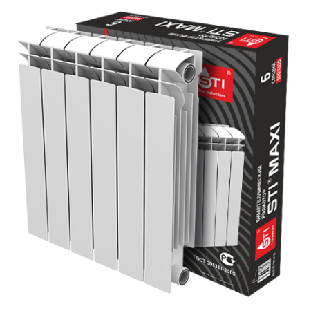 Радиатор BIMETAL  STI MAXI 500/100  (6 секции) 