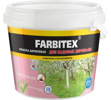 Краска для садовых деревьев 1.2 кг(6) FARBITEX