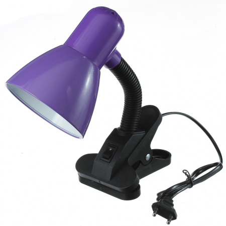 108В PP Лампа настольная Е27 1*60W Фиолетовый