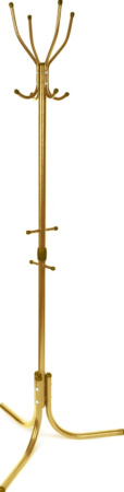 Вешалка напольная 4 крючка, Золото ВК4 (700х700х1800мм) (Ника)