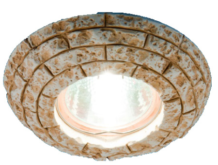 51 21 20 Verona светильник  неповоротный, MR16, античный камень