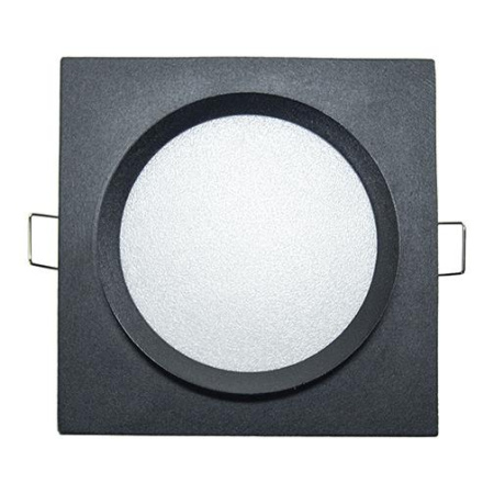 Светильник встраиваемый GX53 квадрат с накладкой Чёрный SignImpress