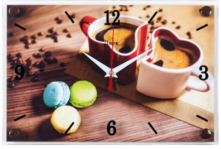 2030 -05 Часы настенные "Кофе и пирожное" "21 Век"