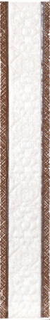 Бордюр Шахтинская плитка Шамони коричневый бордюр 01, коричневый, 40х250 мм