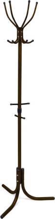 Вешалка напольная 4 крючка, Медный антик ВК4 (700х700х1800мм) (Ника)