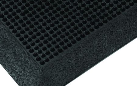 Коврик резиновый 60x90 см "Иголочки", чёрный, SUNSTEP™ 31-066