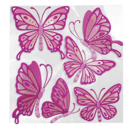 CBА 3113 Бабочки Розовые 30,5 х 30,5 см