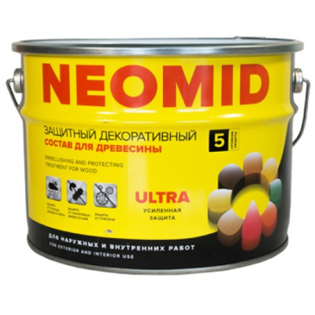 Защитный декоративный состав NEOMID Bio Color Ultra, палисандр, 9 л