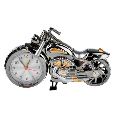 Часы настольные, в виде мотоцикла, пластик, 26,5х12см, 1хАА (529-118) ГЦ