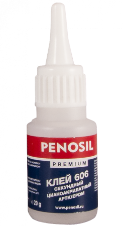 Penosil Premium клей цианоакрилатный 606 флакончик 20 гр. (1к-200шт)
