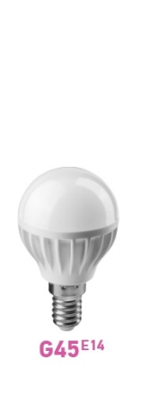 Лампа светодиодная ОНЛАЙТ 71625 ОLL-G45-8-230-4K-E14 /1/100/																
