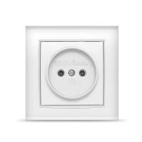 Розетка 1-м СП Бриллиант 16А IP20 бел. Universal 7947588