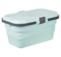 М1239 Корзина д/пикника 16,0л "Флекс" складная Морская волна  (3)