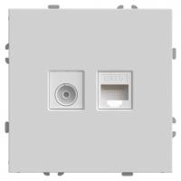 49872 Розетка TV + комп. RJ-45 (механизм), серия Эмили, RST00-5106-01