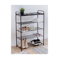 Подставка д/обуви Альфа15 (5полок) корзинка 45*30*95cм (черн.) ПДОА15Ч ЗМИ