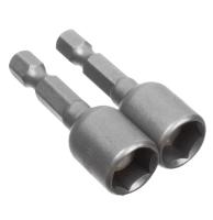 33-3-838 Биты с торцевыми головками сталь CrV, 1/4" Е, 10 мм - 45 мм, 2 шт