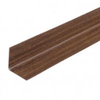  Угол ПВХ "ИДЕАЛ" 20х20мм - 2,7м. Орех темный (25) 