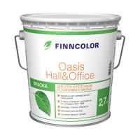 Краска для стен и потолков матовая Finncolor Oasis Hall&Office, база С, под колеровку, 2,7 л