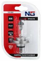 Автолампа NG, H4, 12В 60/55Вт, P43T, галогеновая, 1шт/блистер (Original) /1/10/100/ 703-082