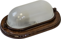 Termo 60 20 16 Светильник малый для бани/сауны овал,IP54 100Вт 1хЕ27,венге, раб.t до +130С