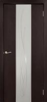 Дверное полотно остекл.Гранд-Р Венге 800мм Дубрава