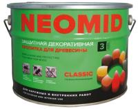 Защитная декоративная пропитка NEOMID Bio Color Classic, орех, 9 л