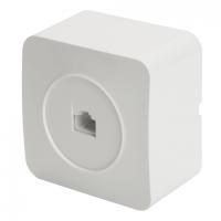 49300 Розетка RJ-45 открытого монтажа, 1-местная, белый MST00-20-01