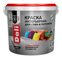 Краска акриловая интерьерная (база С) DALI, 5 л (Рогнеда)