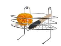 Полка угловая настенная АЛТ 18C, 1 ярус, сталь