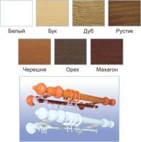 Карниз двойной Орех 1,8 м