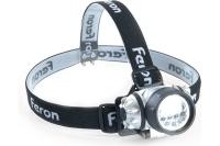 Фонарь налобный светодиодный, батарейки 3*ААА, 1W 7LEDs, IP44, пластик, ТН2303