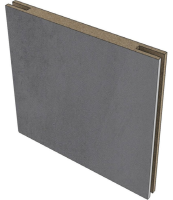 Доборный элемент телескоп ПВХ - 10х150х2070 эмалит серый