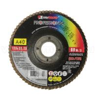 Круг лепестковый торцевой ЛУГА 115*22 мм, Р40 (№ 40)