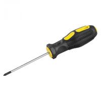 2509-05-10_z01 Отвертка STAYER "MASTER", двухкомпон. рукоятка, магнитный наконечник, SL5,0x100мм 