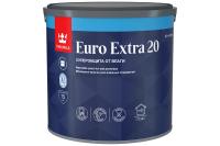 Краска моющаяся полуматовая Tikkurila Euro Extra 20, база А, белый, 2,7 л