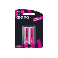 Батарейка щелочная LR 6 ФАZA Super Alkaline BL-2 (уп.2 шт.)