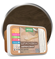 Шпатлевка акриловая по дереву FARBITEX ПРОФИ WOOD, венге, 0,8 кг Шпатлевка акриловая по дереву FARBITEX ПРОФИ WOOD, венге, 0,8 кг