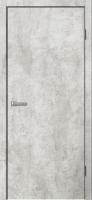 Гладкое Полотно дверное глухое 900х2000 цемент светлый (ЧЕРНАЯ КРОМКА)