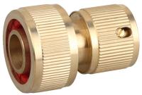 8-426130_z01 Соединитель GRINDA "EXPERT" с автостопом латунный, 3/4"           